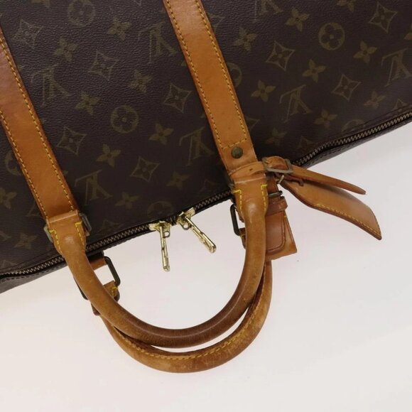 LOUIS VUITTON Monogram Keepall Bandouliere 50 Boston Bag - Picture 9 of 15
